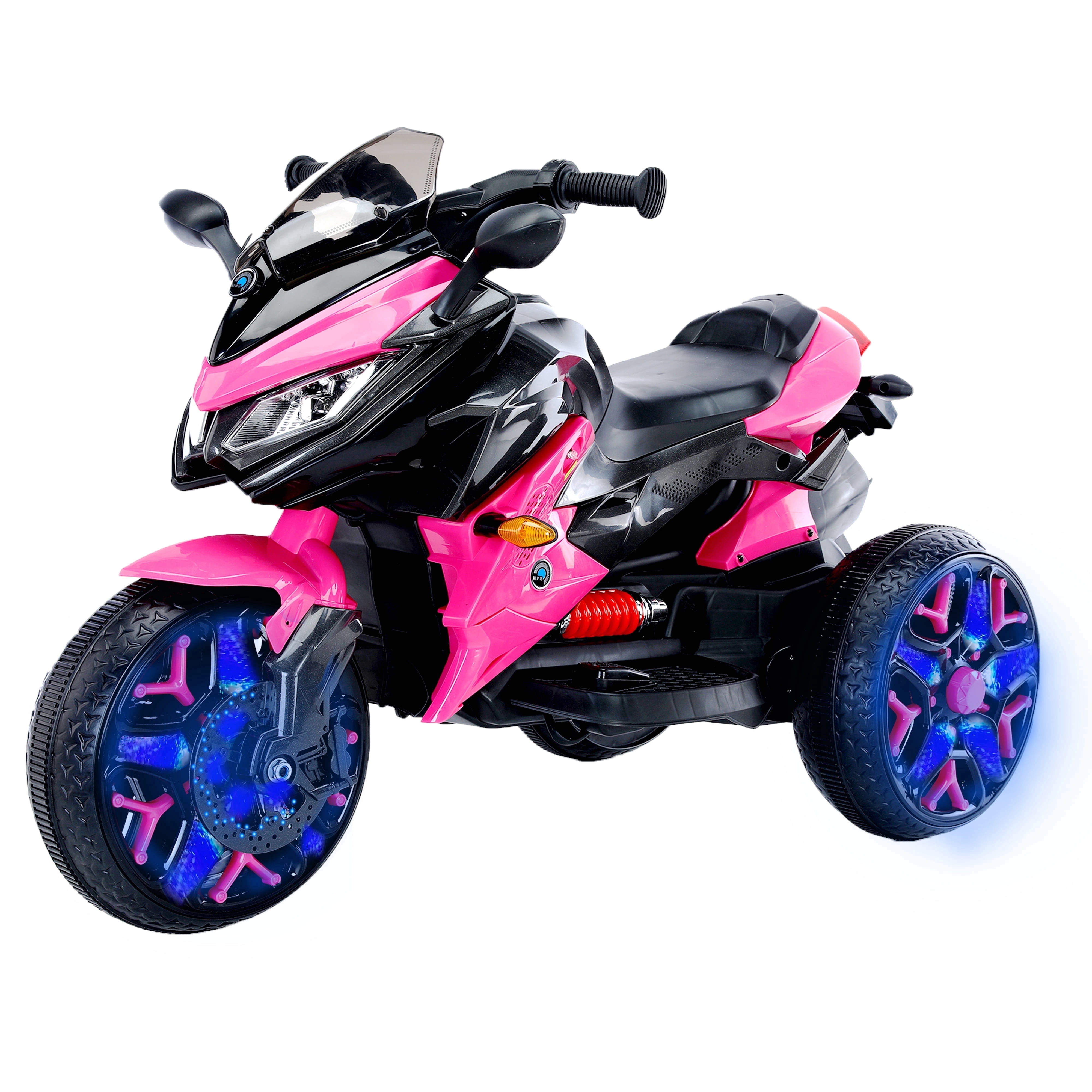 TAMCO 12V Electric Motorcycle Ride-On, Pink, for Kids 3-6 Years, Plays Music
