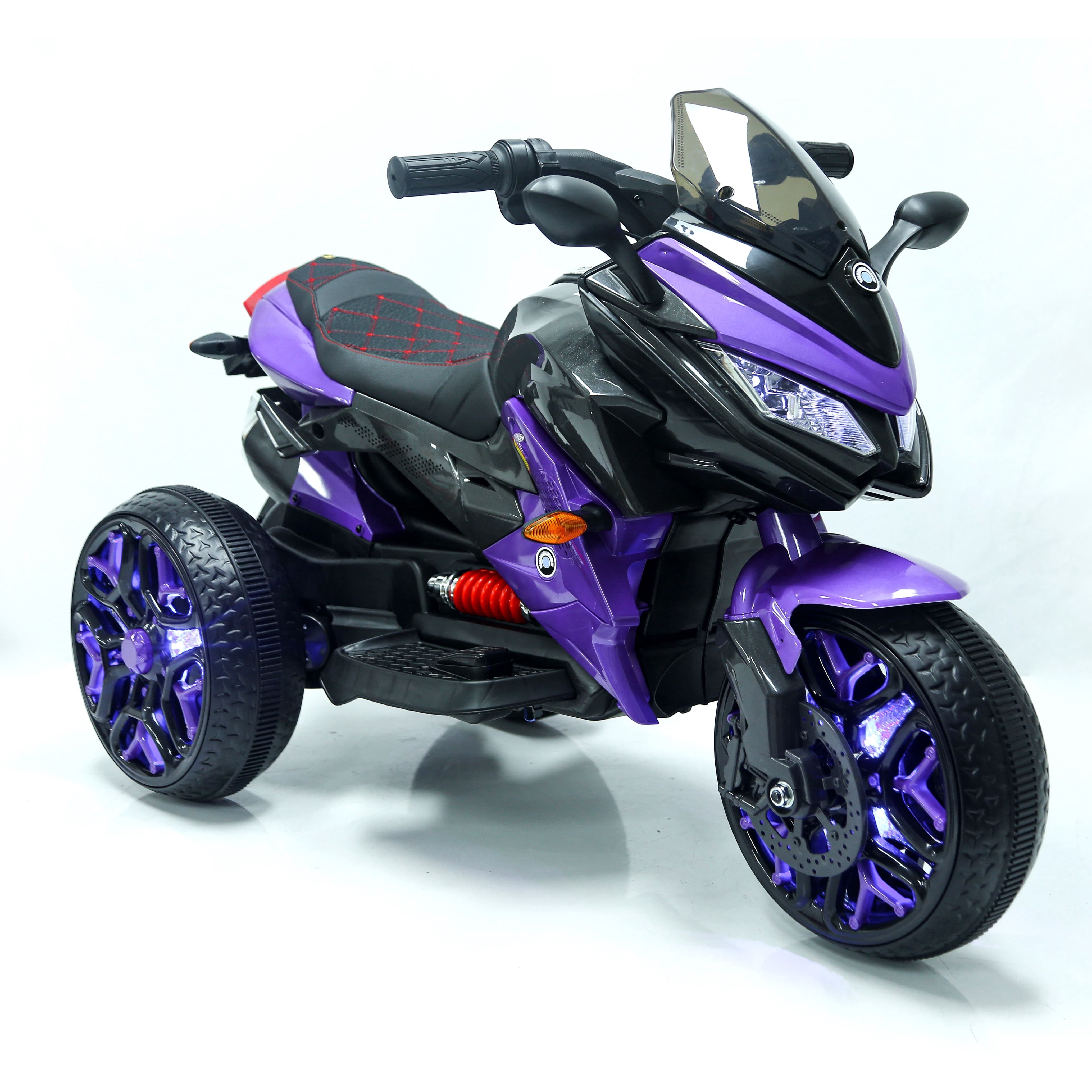 TAMCO Motorcycle 12V Electric Ride-On for Kids 3-6 Years with LED Lights and Music