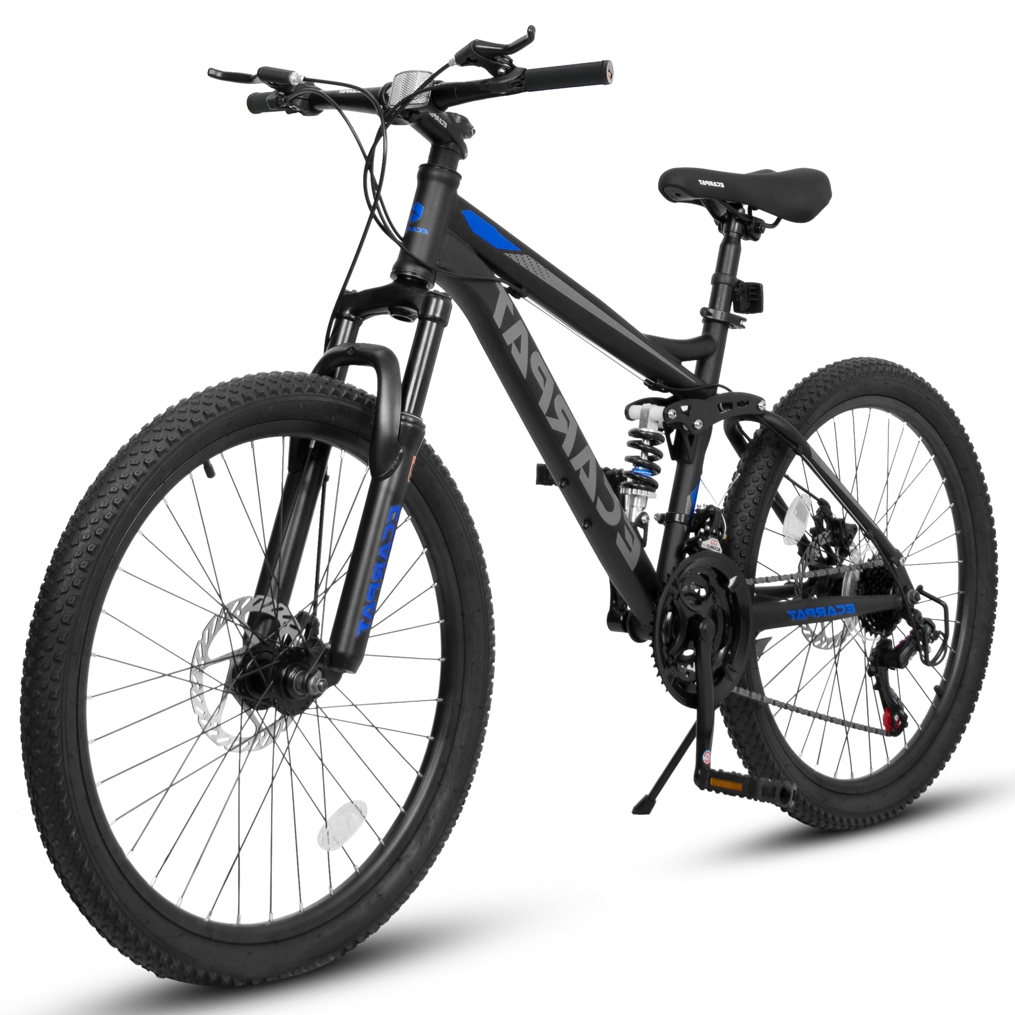 SHIMANO - 08095762377 Full Suspension Mountain Bike for Men, 26 inch Adult