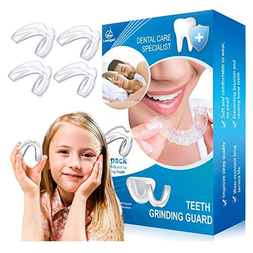Kids Mouth Guard for Grinding Teeth, Pack of 4 Night sleep Teeth Guards