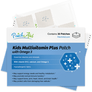 Kids Multivitamin Plus Topical Patch with Omega-3 by PatchAid Size 1-Month Supply