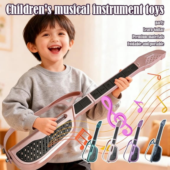 Kids Music Electric Guitar Multi-Functional, for an Immersive Playing Experience. Toy Guitar for Kids Musical Instrument Gift for Boys and Girls