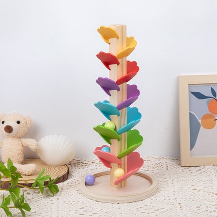 Wooden Music Tree Toy, Montessori Educational Toy, Colorful Building Blocks, Early Learning Musical Instrument For s Babies 3+