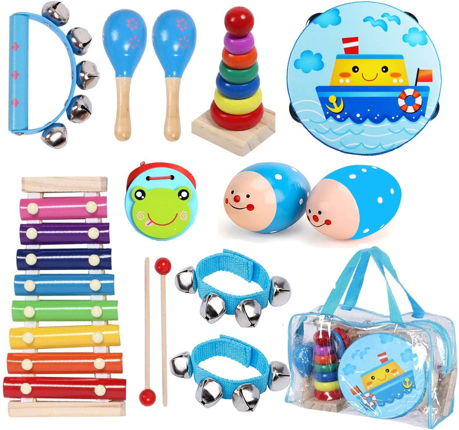 Kid Connection Preschool Pretend Musical Instrument Set Includes Drum