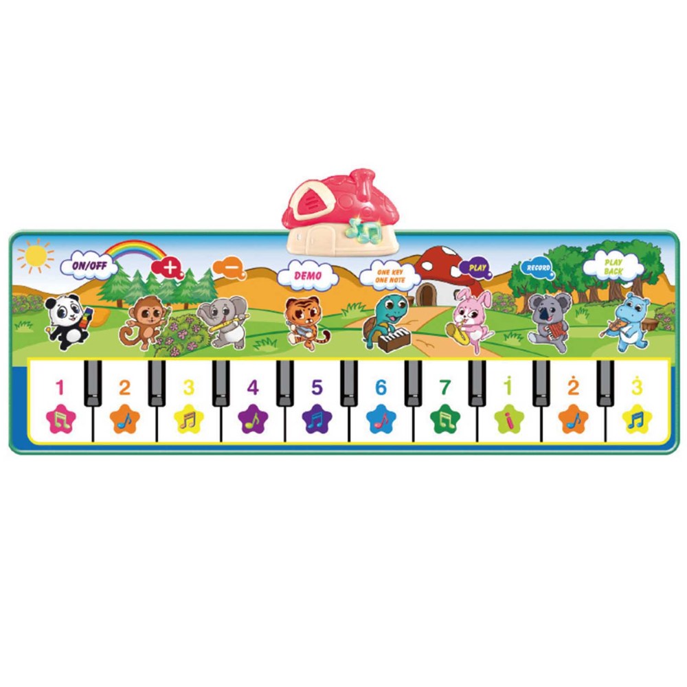 Kids Musical Piano Keyboard Play Mat Funny Electronic Piano Keyboard