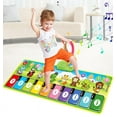 thumbnail image 1 of Kids Musical Piano Mats with 25 Music Sounds,Musical Toys Baby Floor Piano Keyboard Mat Carpet Animal Blanket Touch Playmat Early Education Toys for 1 2 3 4 5 6+ Year Girls Boys Toddlers, 1 of 7