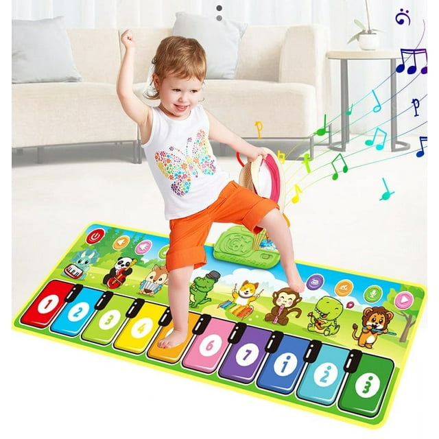 Kids Musical Piano Mats with 25 Music Sounds,Musical Toys Baby Floor