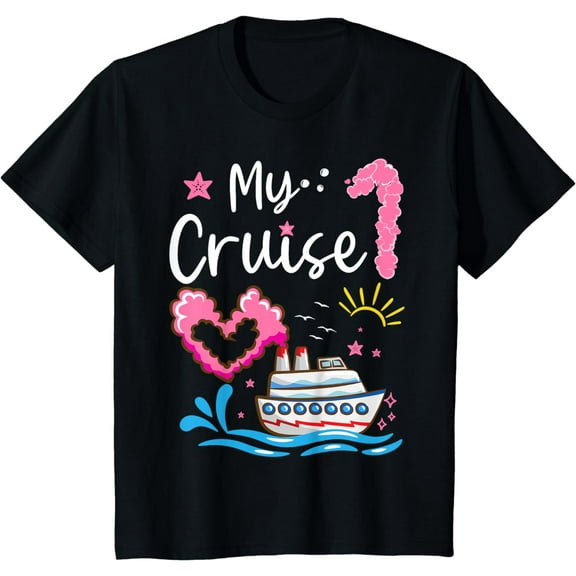 Kids My First Cruise, Girls, Boys, Kids, Funny Vacation Cruise T-Shirt