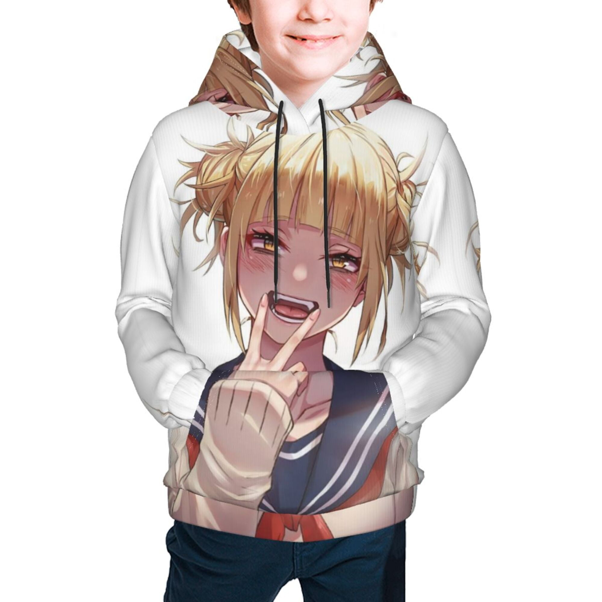 Kids My Hero Academia Pullover Hoodie With Pocket 3d Printed Novelty ...