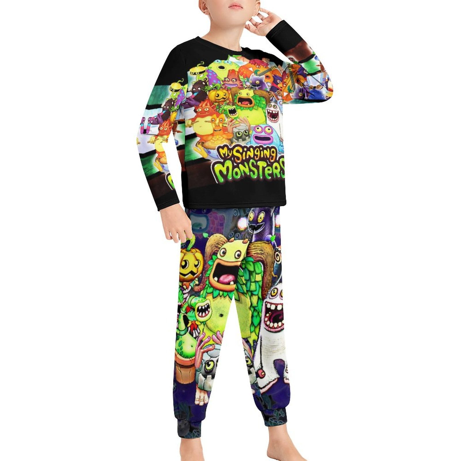 Black Monster Pyjamas main image 1