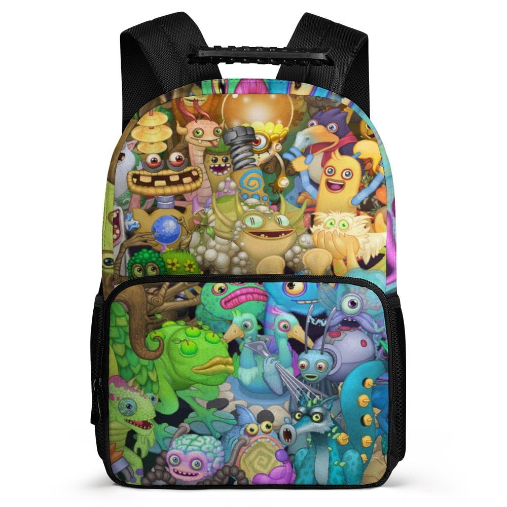 My Singing Monsters Backpacks Bookbag Casual Daypack Backpacks for ...