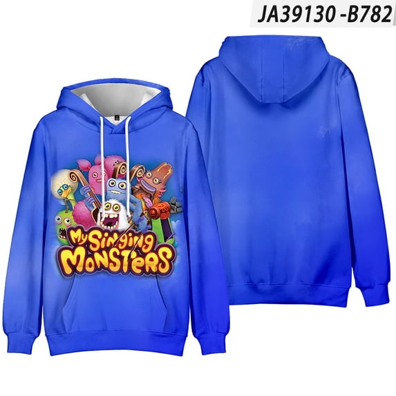 Kids My Singing Monsters Hoodie Boys My Singing Monsters Figure Printed Sweatshirt