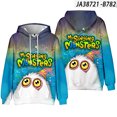 thumbnail image 1 of Kids My Singing Monsters Hoodie Boys My Singing Monsters Figure Printed Sweatshirt, 1 of 2