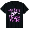 thumbnail image 1 of Kids My first plane ride girl T-Shirt, 1 of 4