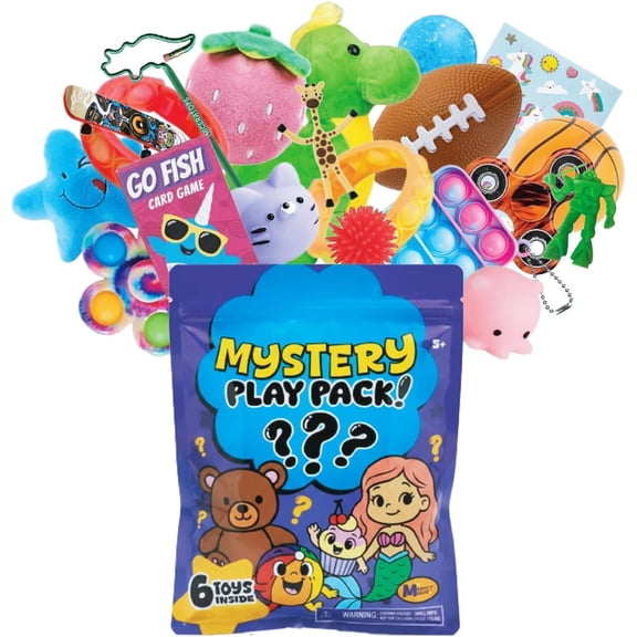 Kids Mystery Toy Bag 6 Surprise Toys Plush Figures Collectibles Gift Boys Girls