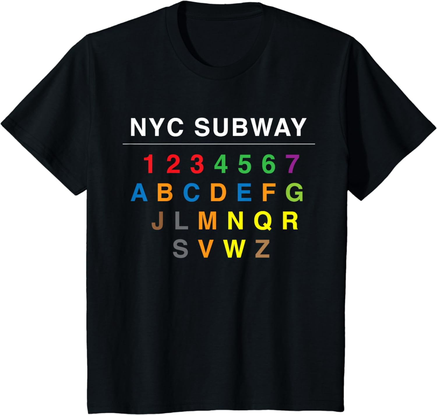 Kids NYC Subways Tshirt for Kids - Walmart.com