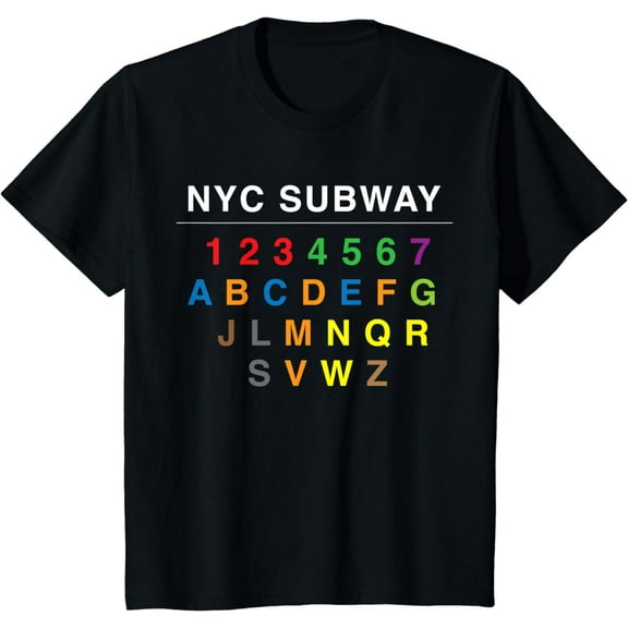 Kids NYC Subways Tshirt for Kids