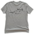 thumbnail image 1 of Kids Nailed It Hammerhead Shark Shirt, Youth Kids Boy Girl T-Shirt, Funny Shark Shirt, Funny Shark Tee Meme, Dark Heather Gray, Small, 1 of 4