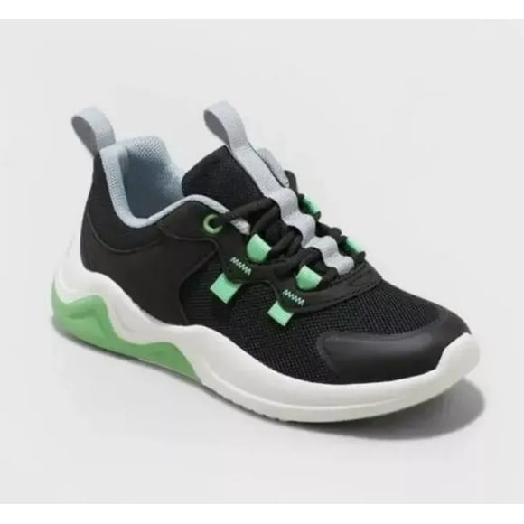 Kids' Nate Performance Sneakers - All In Motion Black 13