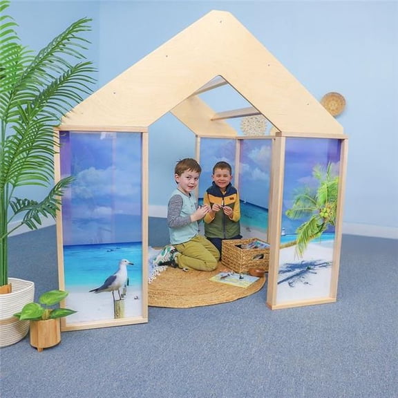Nature View WB1151 Play Beach House, Clear Acrylic