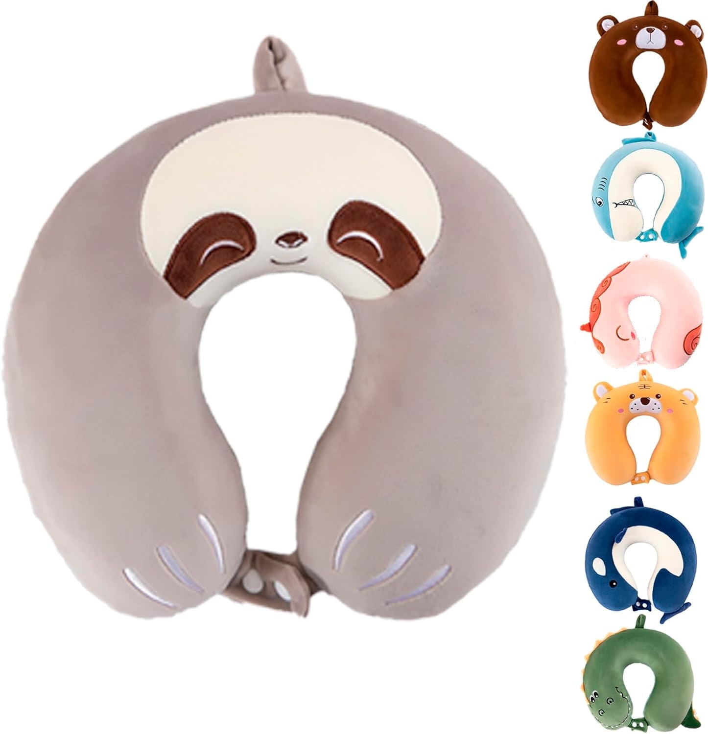Kids Neck Pillow Traveling Upgraded Cartoon Cute Travel Boys Girls ...