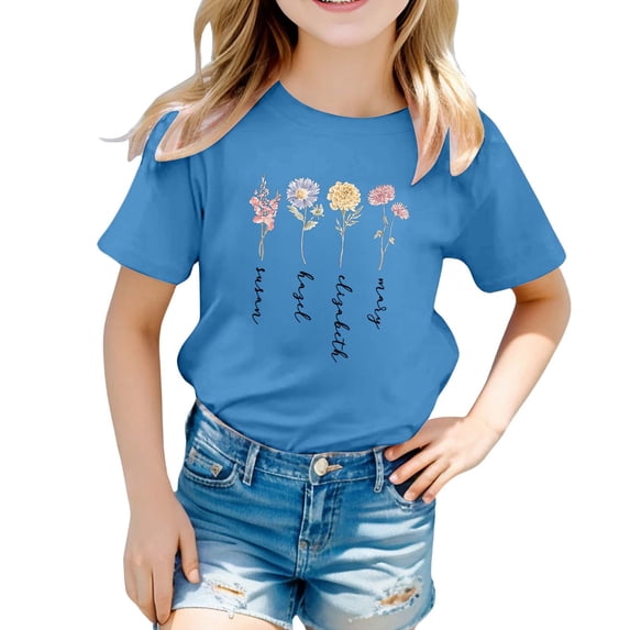 Kids' Neon Graphic T-Shirt, 3D Game Print, Short Sleeve, Summer Cool Tops for 8-12 Years
