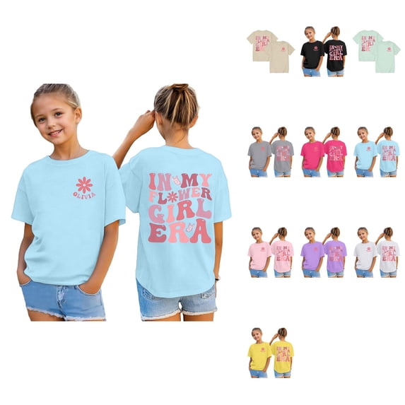 Kids' Neon Graphic Tees: Cool 3D Print Short Sleeve Casual Summer Tops for 8-12 Years