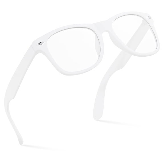 Kids Nerd Costume Clear Lens Non-Prescription Fake Glasses for Children Boys Girls Age 3-10