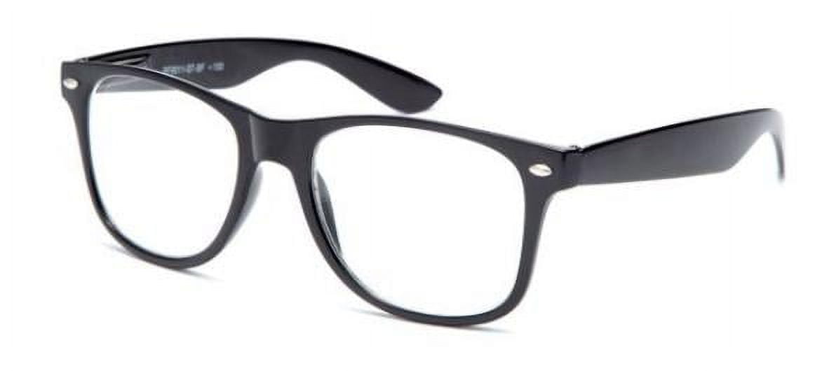 Kids Nerd Glasses Clear Lens Geek Fake for Costume Children s Age 3 10 red blue or black Walmart