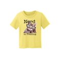 thumbnail image 1 of Kids Nerd in Training Short-Sleeve T-Shirt - Yellow - M, 1 of 1