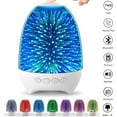 thumbnail image 1 of Kids Night Light Bluetooth Speaker, Kids Music Protector Night Lamp, 3D Glass Starry Sky Bedside Atmosphere Light 7 Color Modes, Suitable for Bedroom and Living Room Night Light Gift, White, 1 of 10