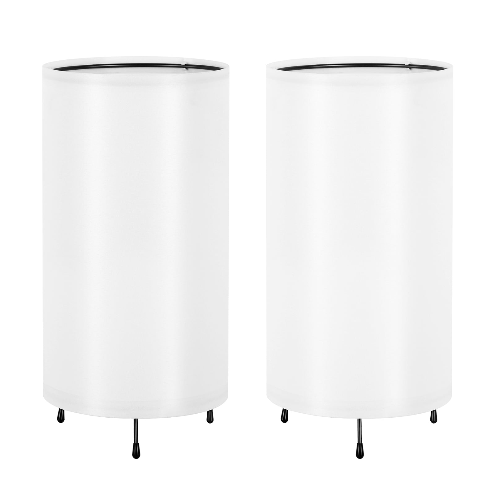 Kids Night Light Dimmable Nightstand Lamp White Plug-In (Set of 2)