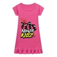 thumbnail image 1 of Kids Nightgown for Girls – Ninja Kidz Pajama Dress with Fun Design – Lightweight Sleepwear for Children, 1 of 4