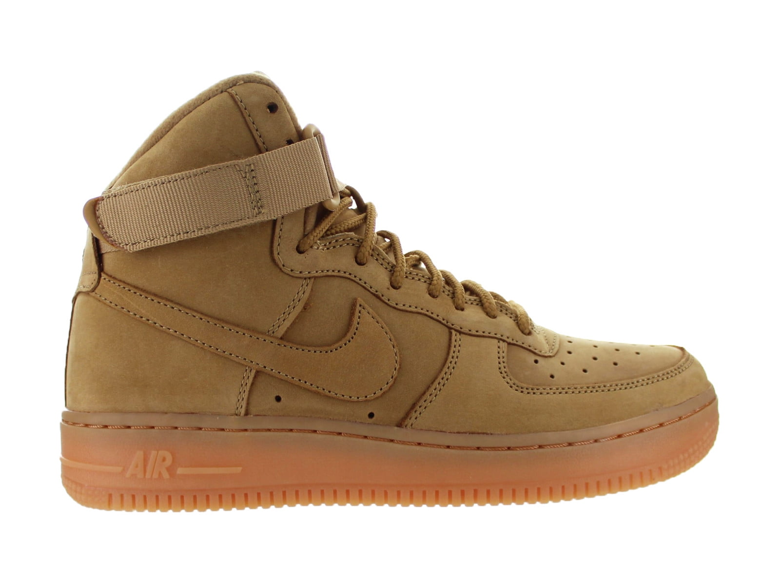 Kids Nike Air Force High '07 LV8 GS Wheat Flax Gum Brown Outdoor