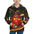 thumbnail image 1 of Kids NinJago Pullover Hoodies Unisex 3D Printed Hoodie Sweatshirt for Boys Girls, 1 of 5