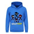 thumbnail image 1 of Kids Ninja Hoodie – Boys Girls Pullover with Cartoon Fighters Design, Long Sleeve Martial Arts Shirt, 1 of 4