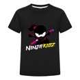 thumbnail image 1 of Kids Ninja Kidz Graphic Tee – Action-Packed Cartoon Ninja T-Shirt – Comfy Everyday Cotton Top for Boys and Girls, 1 of 4