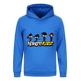 thumbnail image 1 of Kids Ninja Kidz Hoodie – Youth Pullover Sweatshirt with Cartoon Fighters, Boys Girls Top, 1 of 4