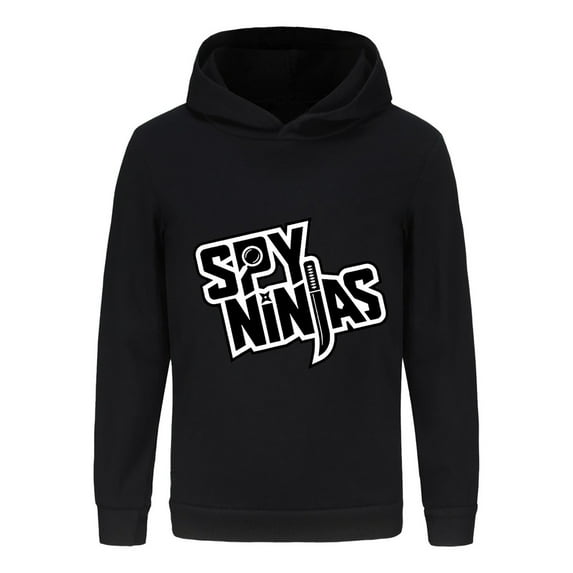 Kids Ninja Kidz Sweatshirt – Youth Hoodie with Cartoon Characters, Long Sleeve Pullover for Boys and Girls