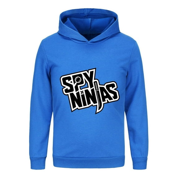 Kids Ninja Kidz Sweatshirt – Youth Hoodie with Cartoon Characters, Long Sleeve Pullover for Boys and Girls