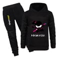 thumbnail image 1 of Kids Ninja Kidz Sweatshirt and Pants Set – Boys Girls 2-Piece Hoodie Outfit Cartoon Tracksuit for Daily Wear or Sports, 1 of 4