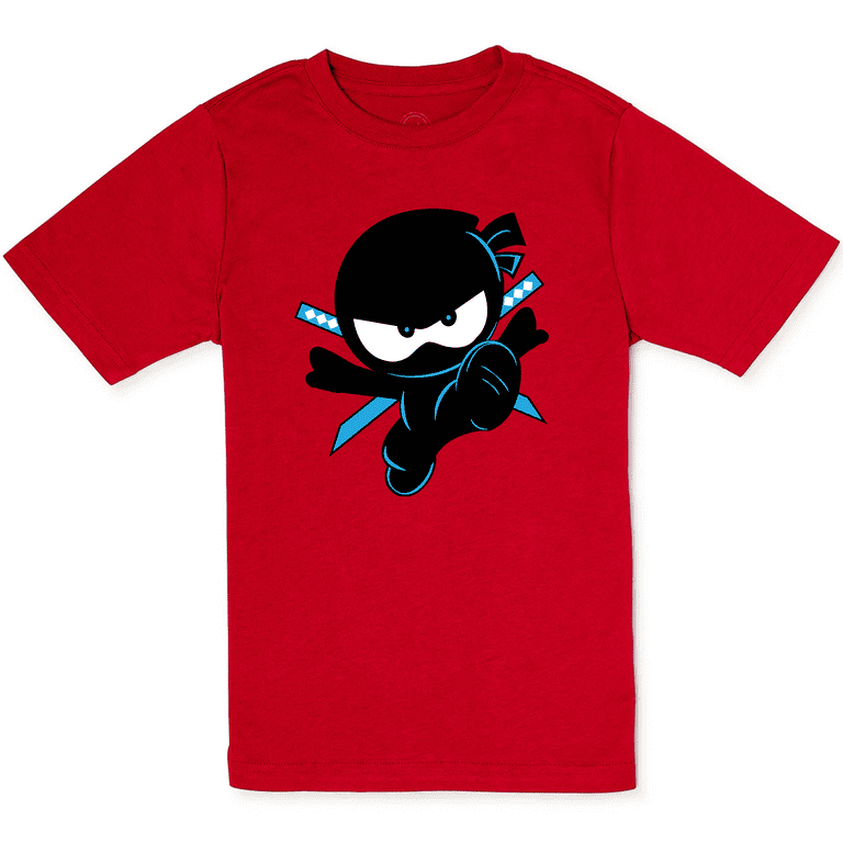 Kids Ninja Tee- Dress Your Ninja in Cool Gear! Size 8