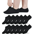 thumbnail image 1 of Kids No Show Socks Girls Boys Non-slip Socks Cotton Low Cut Socks 6/12 Pack, 1 of 1