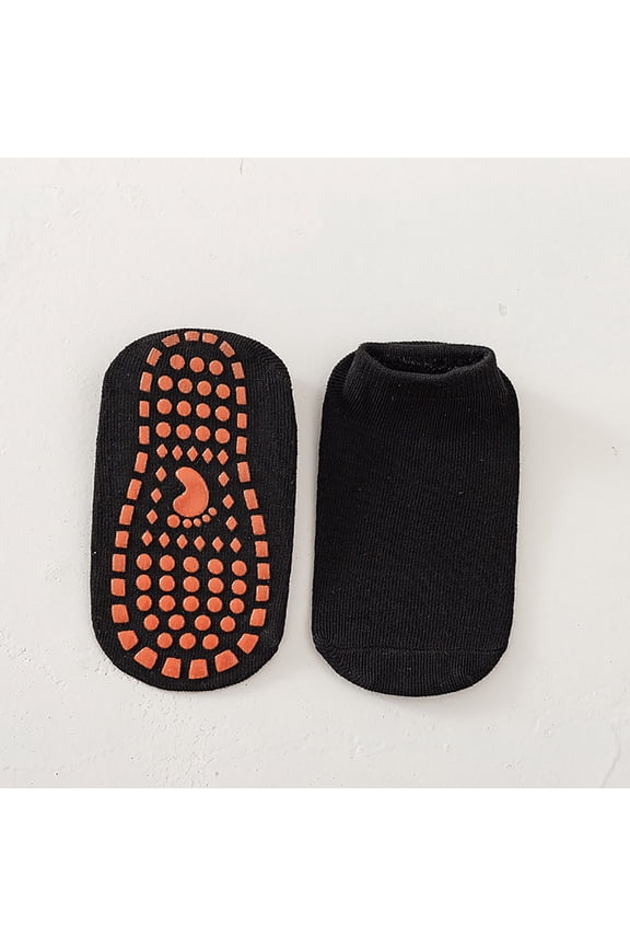Kids Non Socks with Soft Silicone Grip for Toddlers Children Indoor Floor Play Walking Learning Socks Boys Girls 2-12 Years