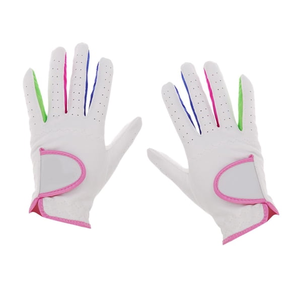 Kids Non-slip Grip Elastic Breathable Golf Gloves - 14