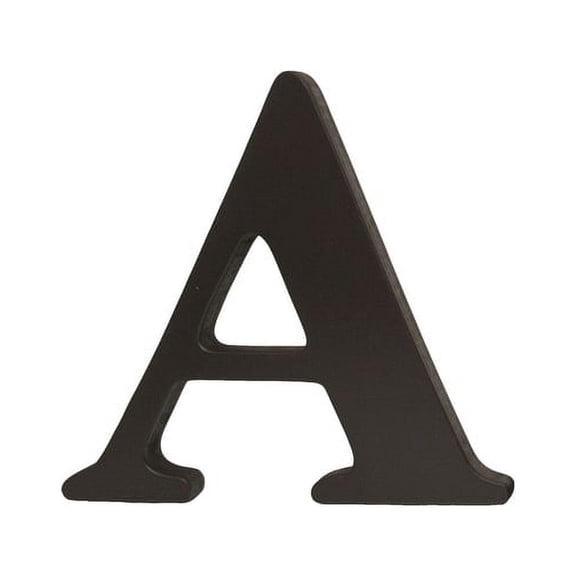 Kids Nursery 8" Hanging Wall Initial, Espresso Letter A