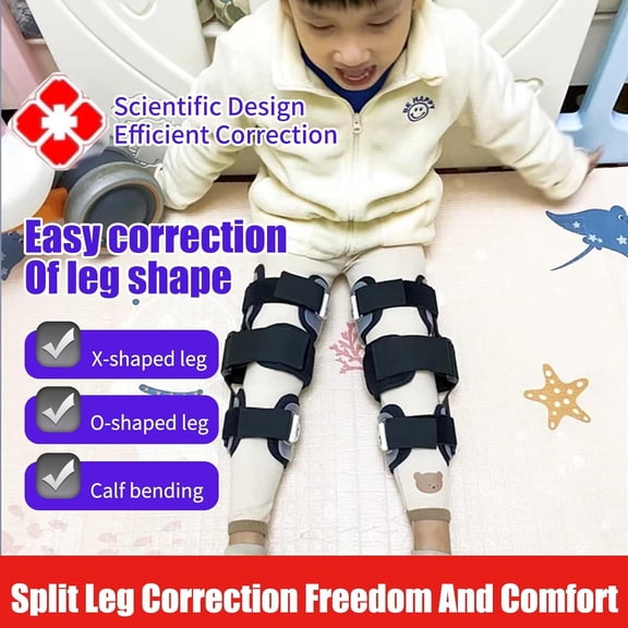 Kids O/X Legs Type Correction Brace, Pediatric Leg Posture Corrector, Children Legs Straightener for Knees Valgus Deformity Bow Leg, Leg Knee Orthosis Brace
