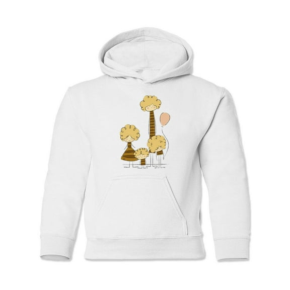 Kids Of Different Heights Hoodie Juniors -Image by Shutterstock,  Medium