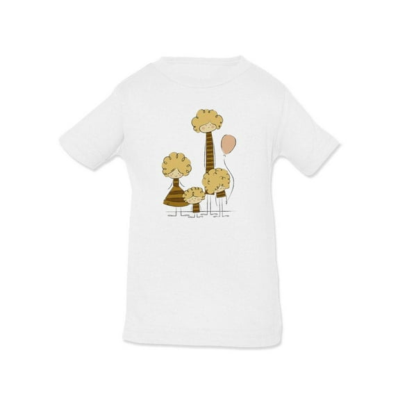 Kids Of Different Heights T-Shirt Infant -Image by Shutterstock, 12 Months