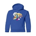 thumbnail image 1 of Kids On A Rainbow Train Hoodie Juniors -Image by Shutterstock,  Large, 1 of 4